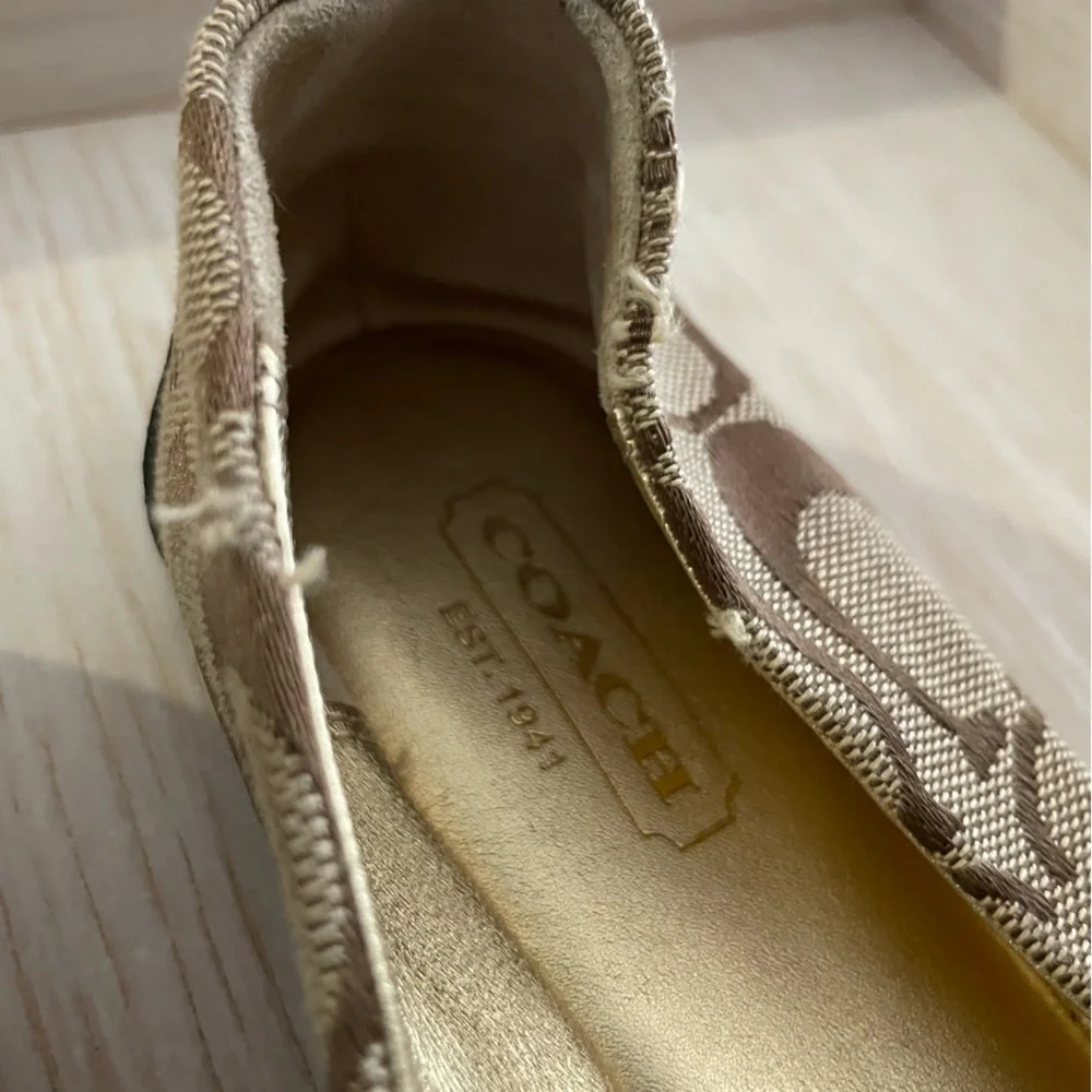 Coach London signature ballet flat size 6 - Picture 4 of 13